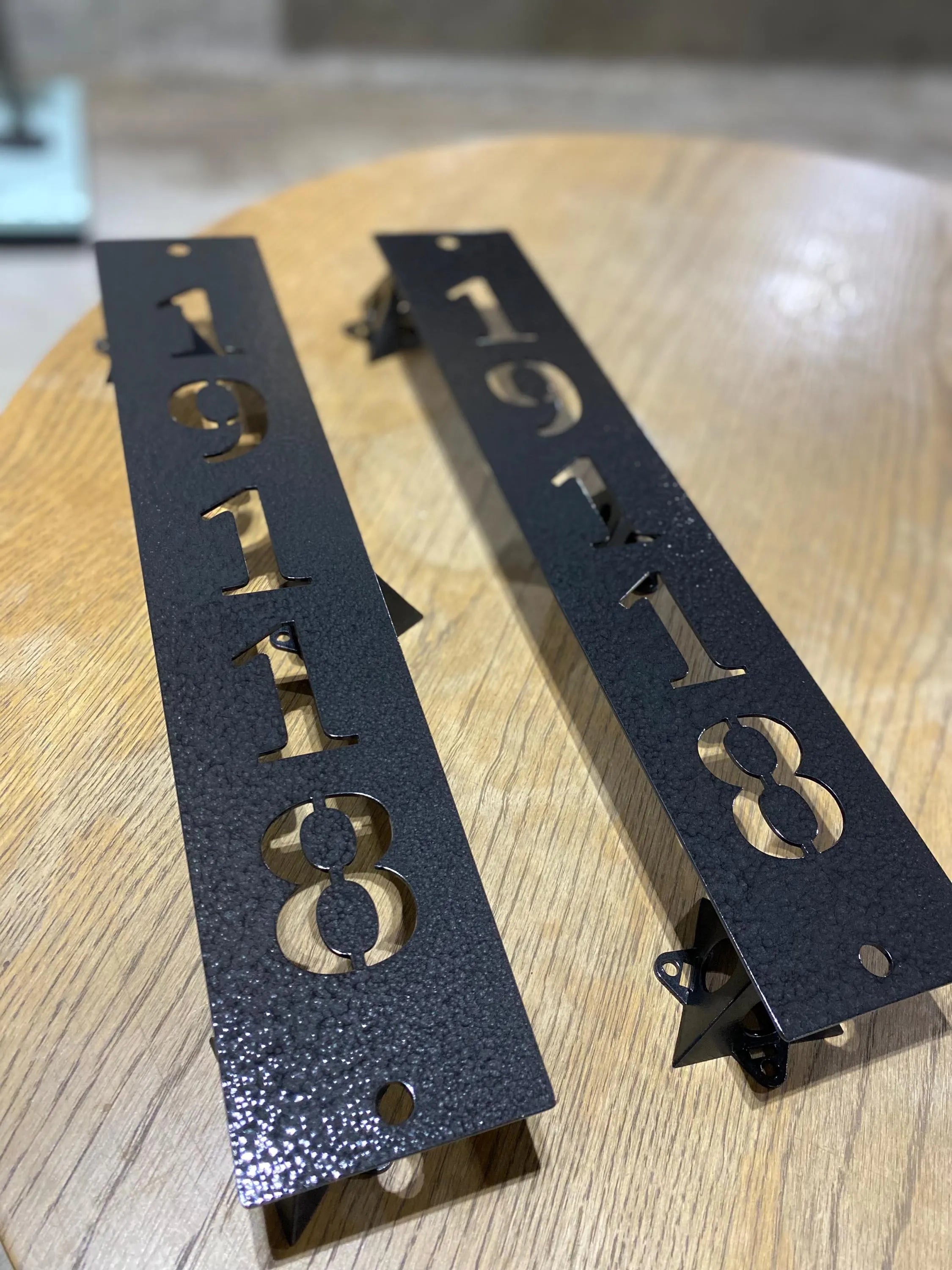 Custom Metal House Number Sign