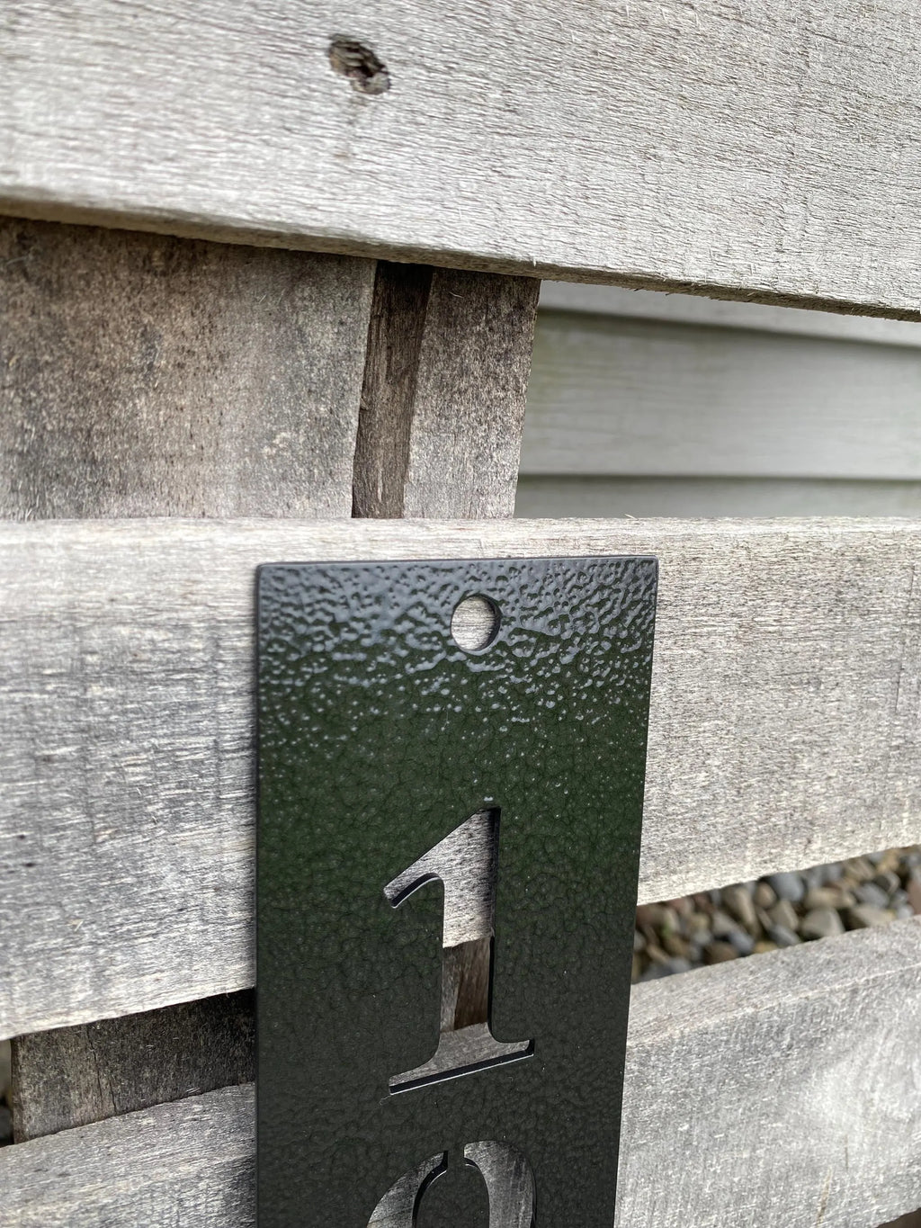 Custom Metal House Number Sign