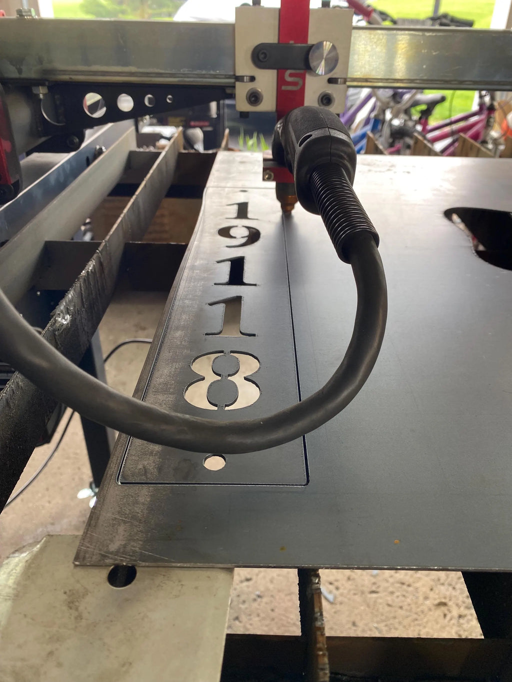 Custom Metal House Number Sign