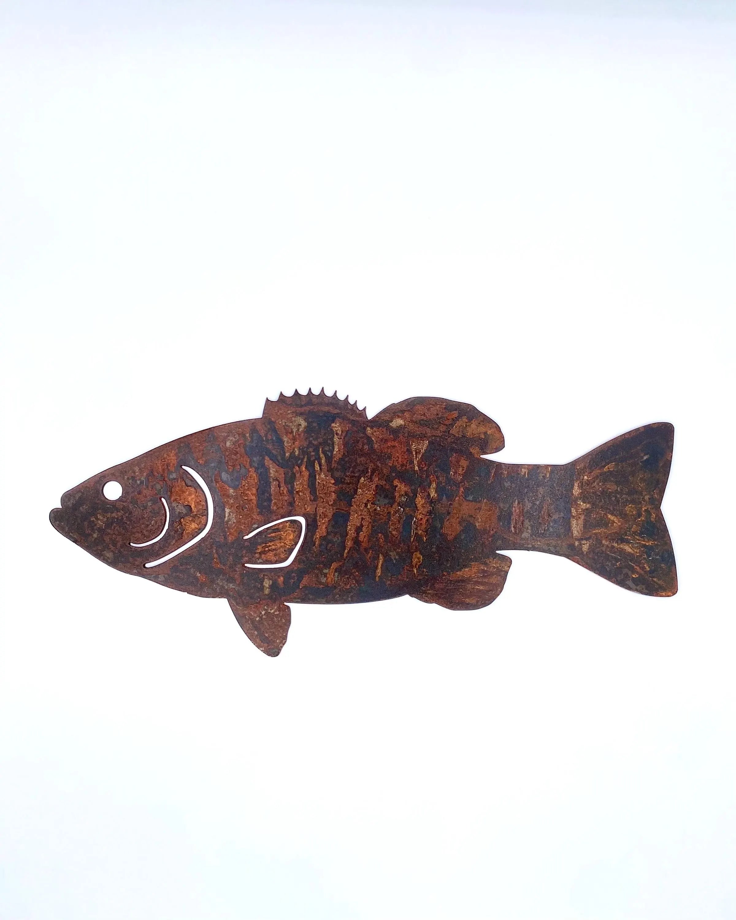 Rusted Metal Smallmouth Bass